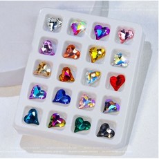 칼라 스윗하트스톤 1판 네일아트재료스톤, E -6 /칼라 스윗하트스톤 1판