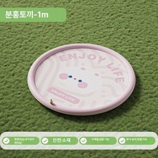 더엘픽 바닥분수 풀장 여름 매트, 1개, 1m 핑크 버니 기본