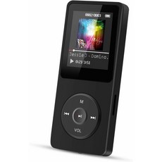 MP3 MP4 음악 플레이어 싱글 A55 이어폰용 플레이어 아웃바운드 스트리 뷰어 영상, 블랙 플라스틱 버튼형 블루투스 사전 없음, 메모리 없음