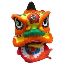 舞獅頭 角色扮演服裝/配飾套裝, 橘, 1個