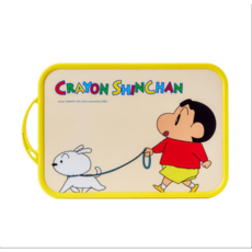 [복뚱이]짱구는못말려 주방용 도마 귀여운 만화 캐릭터 주방용품, 1개, 노란색