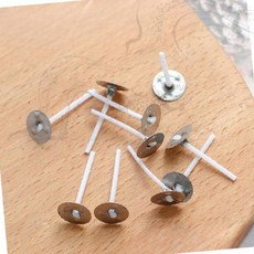 양초 심지 원형 받침 화이트 막대 수공예 재료 만들기 용품, 1개