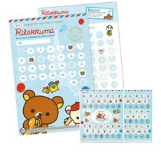 리락쿠마 칭찬보드 2p + 스티커 2p 세트, 파리블루, 3세트