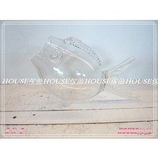 *︵House傢飾︵*玻璃金魚造型魚缸-小【限量款/新發售】, 1個