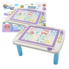 유아용 자석펜 매직 보드 책상 미술 놀이 그림 미술 놀이 유아 의자 유치원 토이 아이 2인용 dew+2995lj
