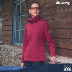 EasyMain 女排汗快乾保暖連帽外套 (短版合身版) CE22096