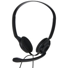 Sennheiser PC 5 챗 - 인터넷 통신 E-러닝 및 게임용 헤드셋 - 소음 제거 마이크 캐주얼 게임 경량 높은 편안함 미니멀리즘 블랙