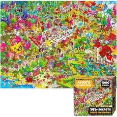 QUOKKA 1000 Pieces Puzzle for Adults and Up - Seek&See Fairy Tales - Alice