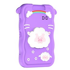 兒童益智相機 益智相機 相機手機 180 可翻轉相機 觸摸拍照 高清兒童手機相機 早教 娛樂, 紫羊羊--無卡, 1個