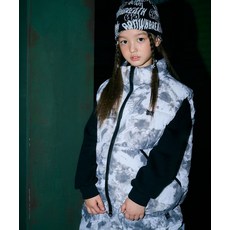BROWNBREATH KIDS TIE DYE PADDING VEST - GREY KKWMVT002GR 488936