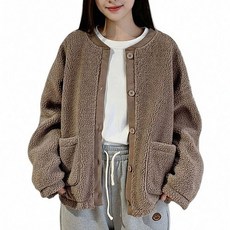 여성 오버핏 뽀글이 플리스 겨울 자켓 아우터