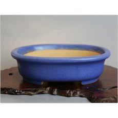 小樹安每日本盆缽- [黎鳳] 均釉外緣橢圓鉢 17cm，日式風格沙拉碗，質感餐桌擺盤，日本製造, 1個