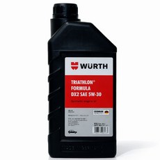 WURTH 福士 TRIATHLON/u00ae FORMULA DX2 SAE 5W-30 合成機油 減少沉積物 延長引擎壽命 防止潤滑油老化 提升引擎運轉性能, 1個