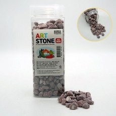 조경스톤 - 레드 800g 아트스톤 어항 화분돌 꾸미기 spi+65369ps