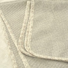 [순면의 안심 미끄러짐 없는 고정력] 리에또 신생아 아기 방수패드, 1개, 멜란지리파인