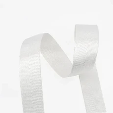 8M 20-38mm 나일론 웨빙 테이프 1mm 두꺼운 스트랩 리본 가방 의류 애완 동물 고리 바인딩 테이프 DIY 재봉 액세서리, 하얀색, 32mm, 1개
