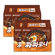 삼양 볶음 짜자로니 5입, 4개