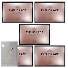 홀리미코 쌍꺼풀 레이스 1박스(6mm 36쌍)+집게+보관함, 5개