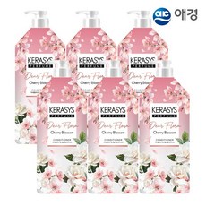 케라시스 디어플로라 체리블라썸 퍼퓸 1.5L 6개 (샴푸/린스 택1)