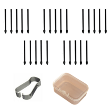 베러고잉 삼성 갤럭시탭 S펜 호환용 펜촉, 블랙, 25개