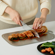 모도리 깔끔 항균 스텐 도마 주방 이유식 김치 도마