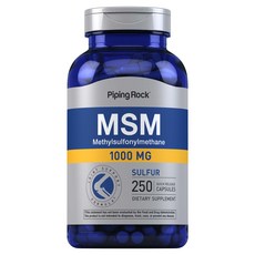 Piping Rock MSM 1000mg 速釋膠囊, 1個, 250錠