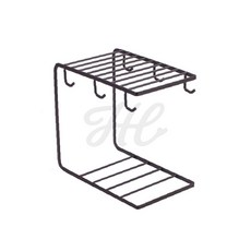 컵걸이 주방 정리대 접시 건조대 컵 꽂이 선반 철재 컵걸이대 그릇정리