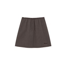 매장정품 글로니 GLOWNY G CLASSIC LACE-UP MIDI SKIRT (BROWN) GC26SUSK0010BR 751148