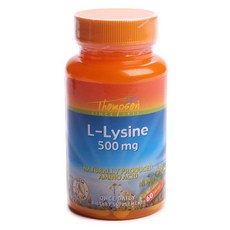 THOMPSON L-賴氨酸補充錠 500mg, 60顆, 1罐