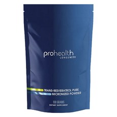 Prohealth 純微粉化反式白藜蘆醇粉末, 1個, 100g