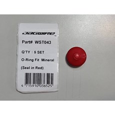 JAGWIRE WST043 紅色 PRO 礦物油油封替換零件包 1入 WST042 黑色, 1個, WST043 PRO 礦物油油封替換零件