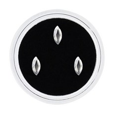 상자 치아 크리스탈 장식 도금 구강 위생 다양 모양