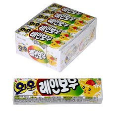 오리온 와우껌 - 레인보우, 21g, 15개