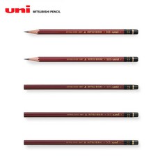 미쓰비시 하이유니 연필 낱자루 / HI-UNI, HB