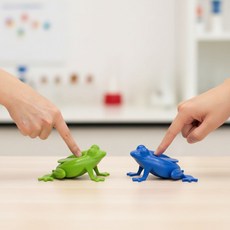 점핑개구리 점프 멀리뛰기 골인 대결 게임 개구리모형 (4개입 5세트) 장난감 만들기재료