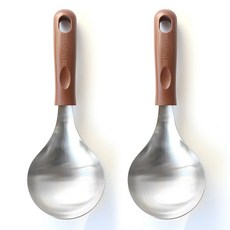 디온 보겐 국산 스텐304 멀티스푼 미니국자 서빙스푼, 2개, 초코