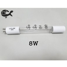 SOBO UV沉水過濾器殺菌燈管 8W、10W、15W 紫外線燈管 替換燈管, 1個, 8W－適用1208F-UV