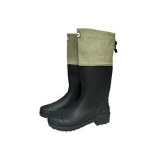 【帝展】D3 系列 - 後束口設計 - 可摺式登山雨鞋 莓紫/灰/綠 (附厚底乳膠鞋墊!), 莓紫,25公分