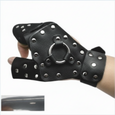 武器酷 超厚牛皮鋼板護手 適用於彈弓射魚與強力彈弓, 1個, 右手