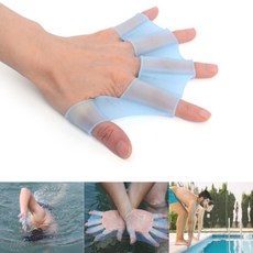 리치썬샵 2P 손가락 물갈퀴 손 지느러미 장갑, L