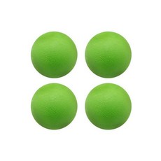 스포홀릭 싱글 TPE 마사지볼 라크로스볼, 그린, 4개