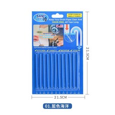 LAVIDA嚴選 水管疏通棒 馬桶廁所去汙棒, 1個, 藍色海洋