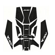 XADV750 연료 포패드 3D 고무 스티커, 1개, 검정색