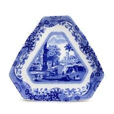 포트메리온 블루 이탈리안 삼각접시 14cm 1p