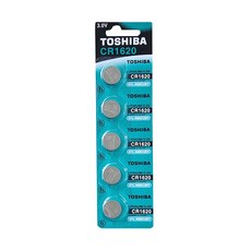 도시바 CR1620 리튬전지 1set(5알) 3V, 1개, 5개입