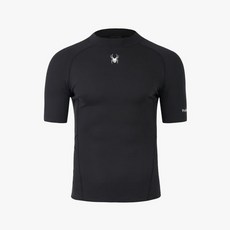 [백화점 정품] 스파이더 남성 사이클 프로웹 하이넥 슬리브리스 SPIFCNCS501MBLK