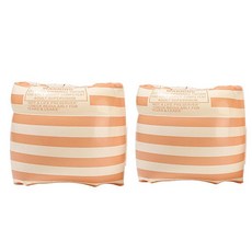 수영 하이드로포일 팽창식 암 슬리브 수영장 플로팅 링, 색상: 4. Orange stripe, 1개
