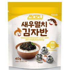韓國 韓味不二 拌飯海苔酥 海樂多 隨手包 蔬菜海苔酥 初食拌飯香鬆 拌飯料 飯友 兒童拌飯 海苔 副食品 MOZU, 1個, MOZU魚蝦海苔酥40g / 9142