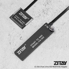 三重 大人氣 希鐵 ZITAY CS-302 CFast2.0 轉 SSD MSATA M2 轉換器, 1個