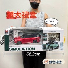 DFMEI 兒童大號無線遙控車男孩電動遙控車跑車賽車機構新年禮品大禮盒, 1個, 996-139新能源四通遙控車包電【2色隨機】:如圖
